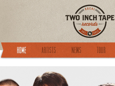 Two Inch Tape Website muncie music texture website