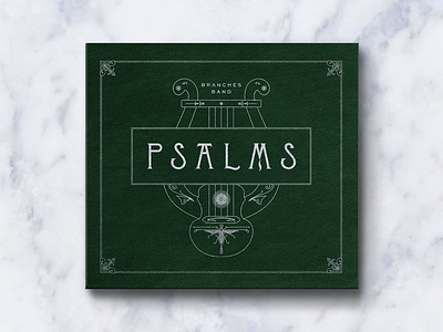 Psalms Digipak album cd digipak harp lyre music packaging print psalms