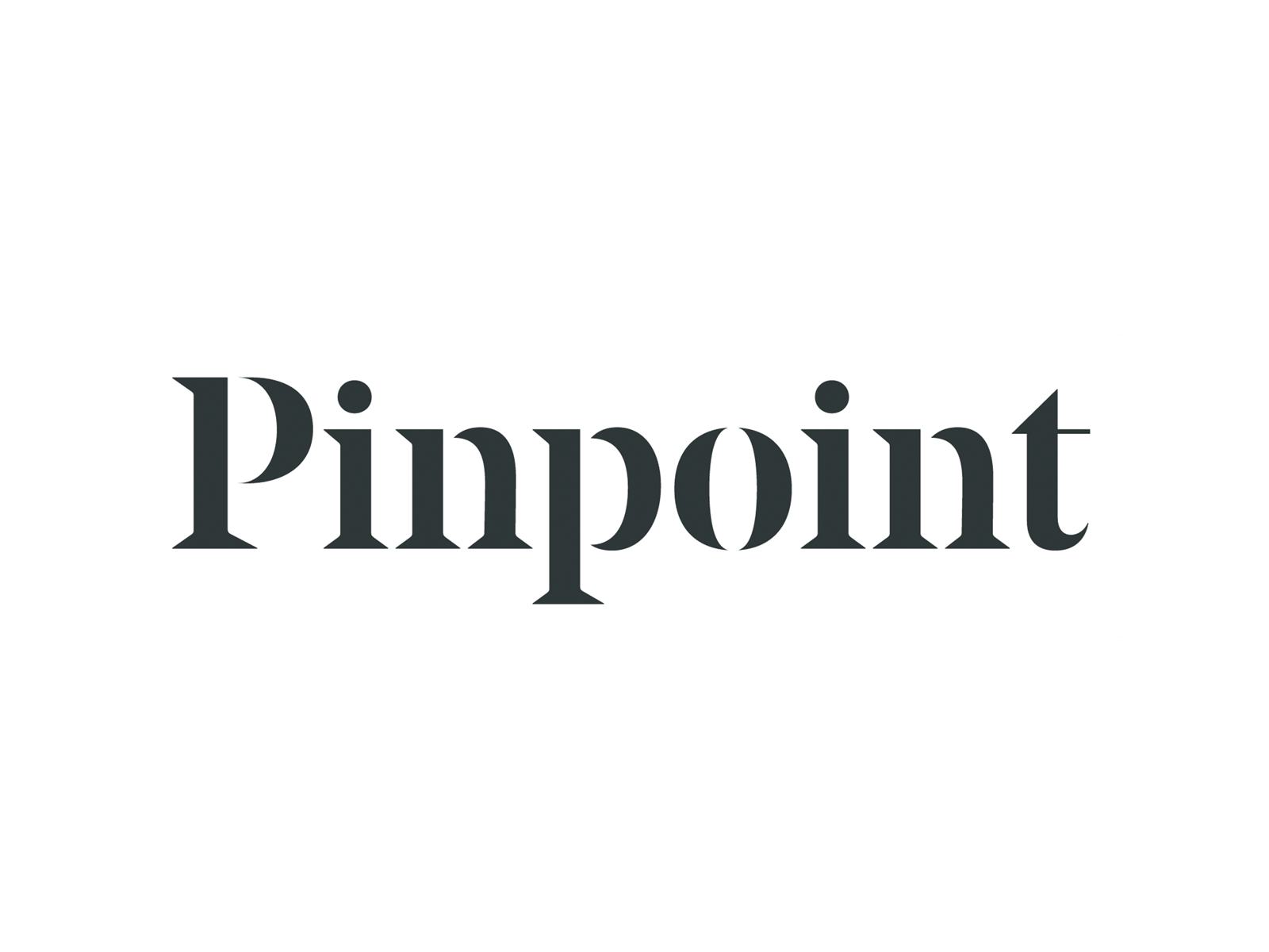 Pinpoint Logotype Mods brand design brand identity branding focus lab identity logo logotype pinpoint typography