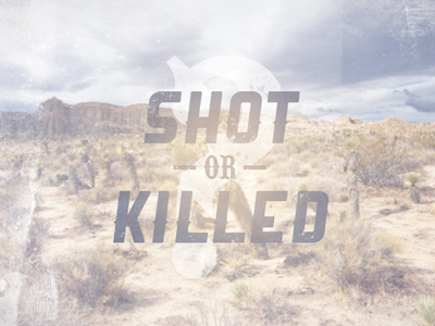 Shot? Or Killed? cowboy desert photoshop quote true grit type western
