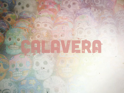 Calavera day of the dead mexico photoshop skull sugar skull type