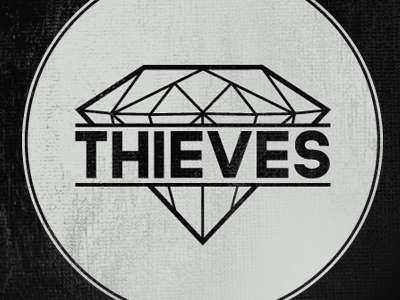 Thieves Band Logo Design band branding diamond identity logo logo design music rock
