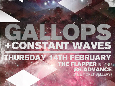 Gallops Gig Poster