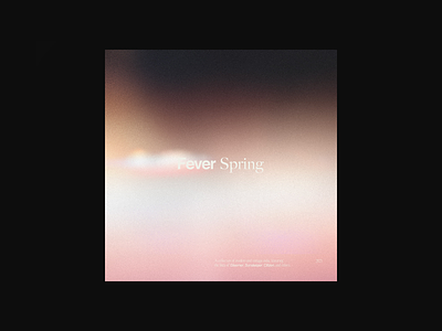 Fever Spring branding design emo gradient graphic design logo music sans serif spring texture tumblr type typography