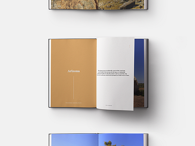 Ever Boundless: The Book arizona book layout personal photography portfolio print serif tan travel