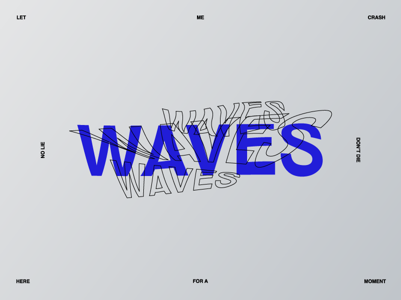 Waves chicago distortion helvetica internet kanye pablo swiss typography wave