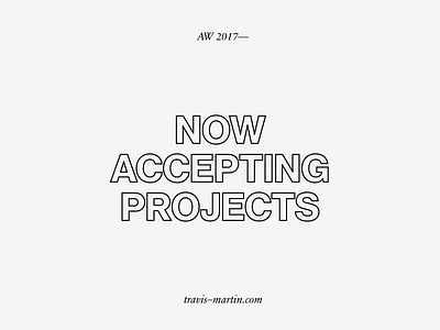 Accepting Projects