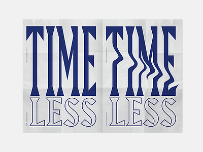 TIMELESS distorted type harbour lyrics music poster print serif trend tumblr typography wave