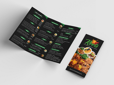 Trifold Menu Design cards design editable flyer design graphic design menu menu design restaurant menu ui