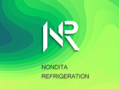 NONDITA REFRIGERATION Gradient logo brand identity branding business logo illustration latter logo logo unique logo vector
