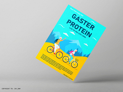 Gaster protein flyer design