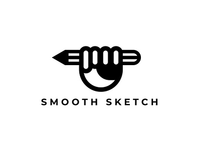 Smooth Sketch Logo brand identity branding business business logo design icon latter logo typography unique logo vector