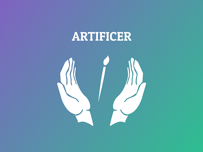 Artificer Logo app art artwork design figma illustration mobile mobile ui ui uidesign uiux ux vector