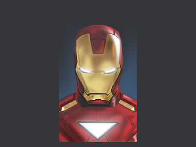 Skeuomorphic Iron Man (Made in Figma)