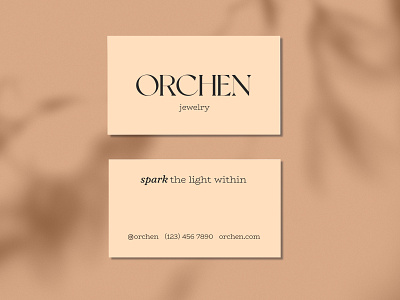 Orchen Jewelry Business Card