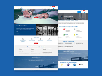 The Leeward Team branding design web web design website design wordpress