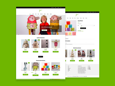 Art of Greenwood Website Design branding design front end development web web design website design woocomerce wordpress