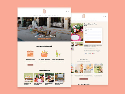 Not Your Average Picnic Shopify Website