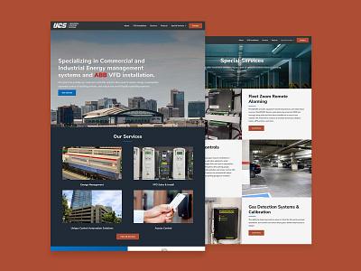 Universal Control Systems Website Design design front end development web web design website design wordpress