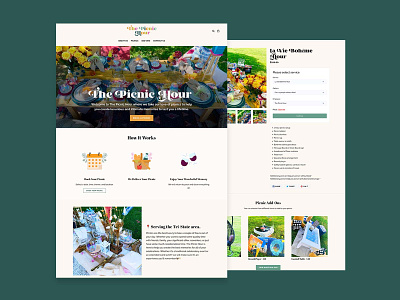 The Picnic Hour Shopify Website Design branding design front-end development shopify shopify design web web design website design