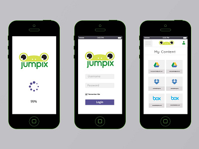 Jumpix Mobile App Concept (2014)