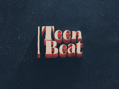 Teen Beat Records identity illustration label retro teen beat