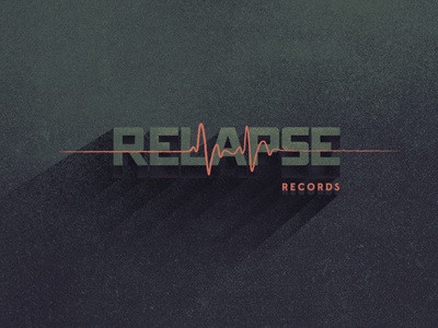 Relapse Records identity illustration label mark music record relapse retro