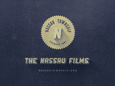 The Nassau Films brand film films identity nassau project township