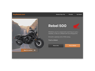 Daily UI 12 - Ecommerce Store Item daily ui design ecommerce motorcycle practice store ui