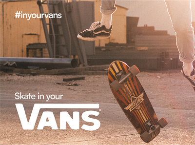 Static Image Exploration - VANS Shoes campaign design graphic design images landing page layout logo marketing marketing site shoes vans web design