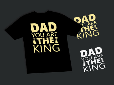 King dad t shirt design