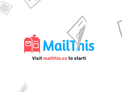 MailThis Animated Video animation branding design inspiration explainer video flat design fresh design illustration india inspiration logo design monocolour