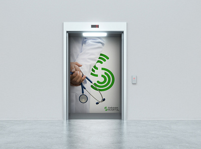 Hospital Elevator Design animation branding design inspiration elevator design explainer video flat design fresh design inspiration lift print design