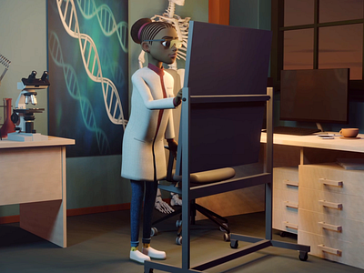 3D Scientist in a Lab