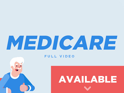 Bob Medicare Video is Available! animated animated gif animation app video branding characer design inspiration explainer video flat design fresh design illustration inspiration monocolour typography video video app video art video background