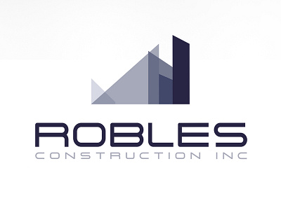 Robles Construction Logo Design