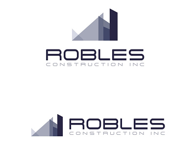 Robles Construction Logo Variations brand brand agency brand and identity brand assets branding identity identity branding identity card identity design identity designer inspiration logo typography