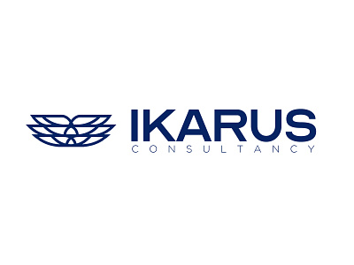 IKARUS Consultancy Logo Design brand identity branding branding agency branding concept branding design consultancy logo design logo logo design vector wings logo