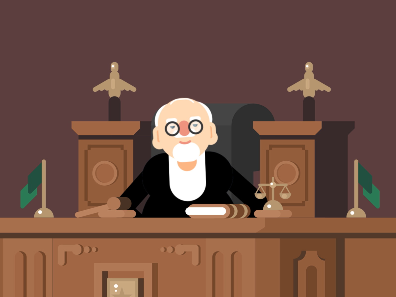 Lawyer Illustration (SCW Video Series) by The Flo Studio Aditya