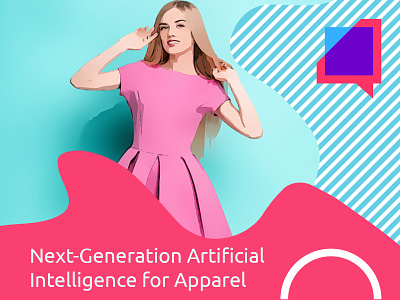 Next Generation Artificial Intelligence for Apparel branding design vector