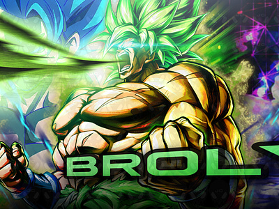 BROLY THUMBNAIL! design illustration web