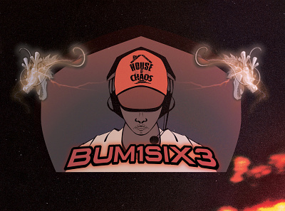 Bum1six3 Logo! design illustration logo minimal