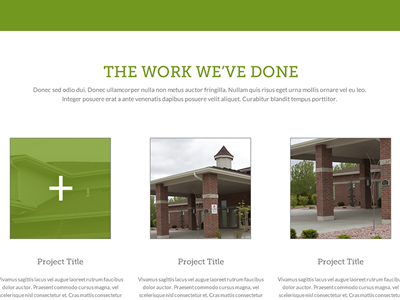 Owen & Associates, LLC design homepage icons long scroll ui web design website