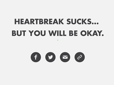 But You Will Be Okay circles clean design futura icons minimal simple ui web design