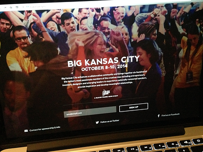 Big KC Placeholder conference events landing landing page placeholder redesign ui webdesign website