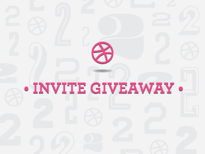 2x Invite Giveaway dribbble giveaway invite