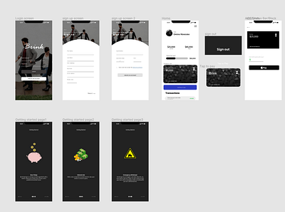 Brink savings app banking figma saving ux