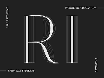 Karmilla Typeface branding lettering logo magazine type typeface typography