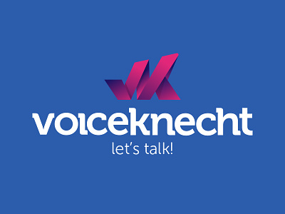 Voiceknecht branding logo logotype vector voice ux