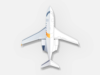 Aircraft illustration for an app aircraft app flight icon illustration interface plane vector